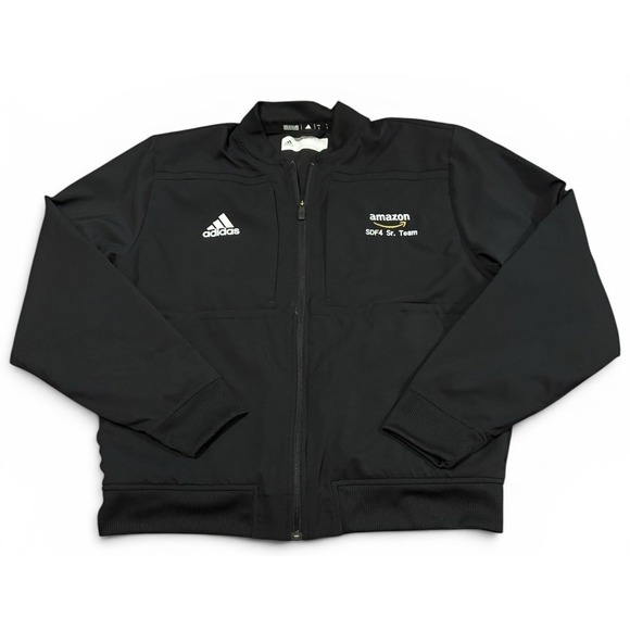 adidas Other - Adidas Aeroready Bomber Jacket Amazon SDFA Sr Team Black Mens Large